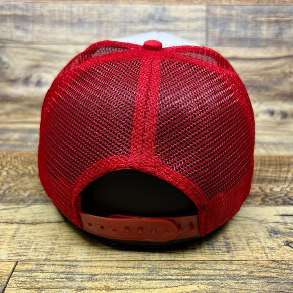 Serro Scotty Sportsman Jr Mens Trucker Hat Red Snapback RV Trailer Baseball Cap - Picture 5 of 8